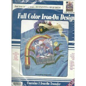 Love The Earth Full Color Iron-On Transfer For T-Shirts and Sweats